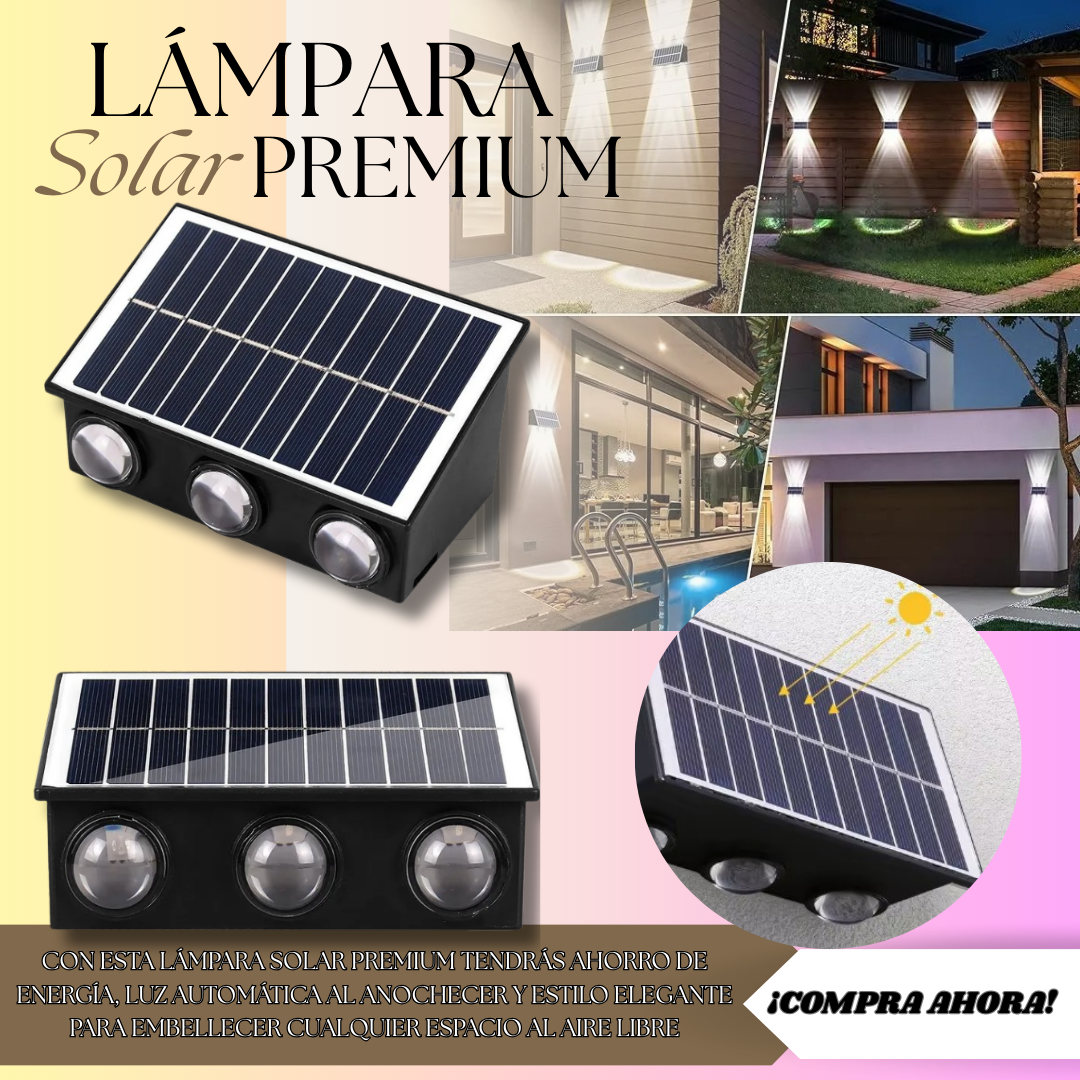Lámpara Solar para Exterior 3B